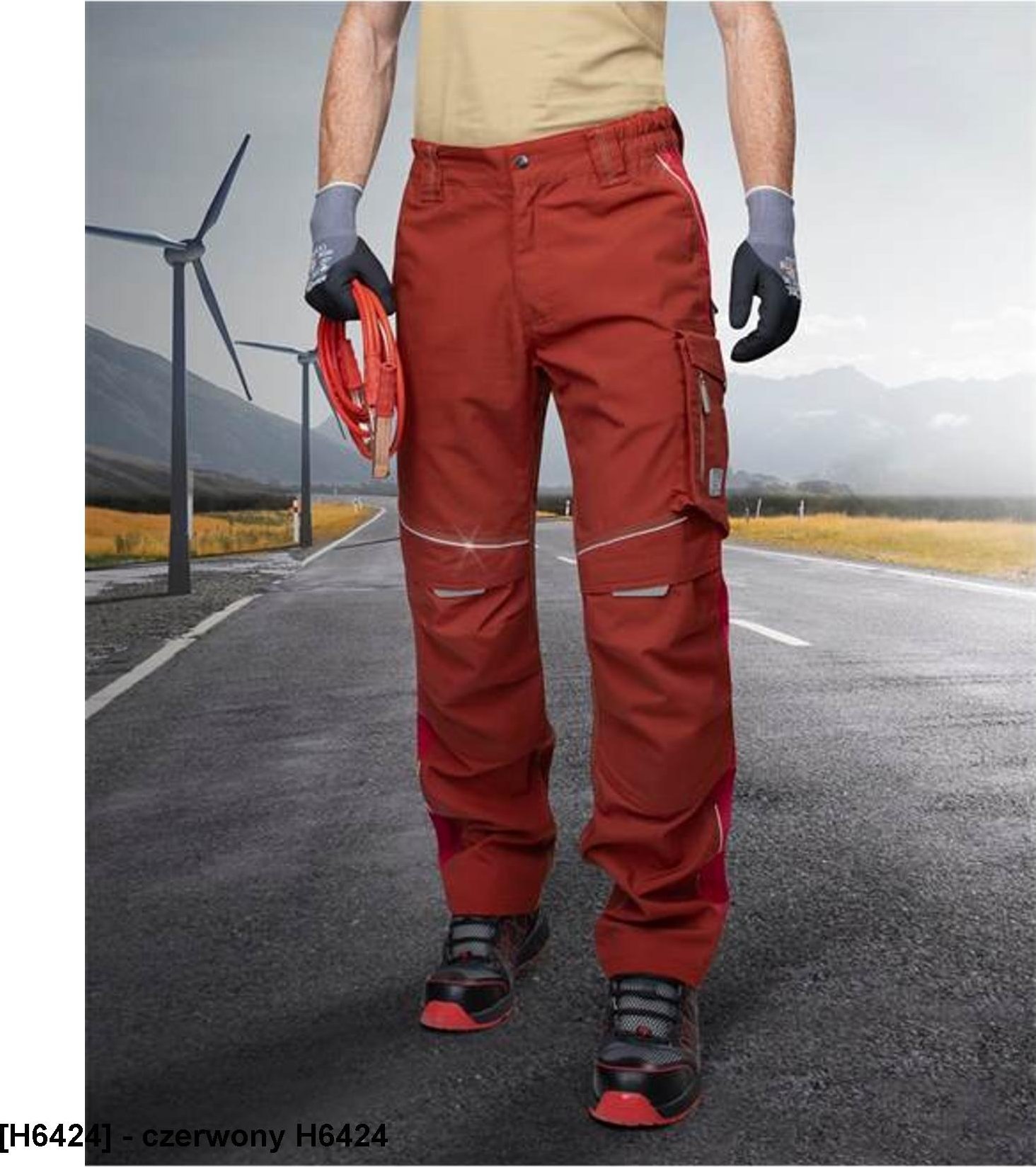 Ardon ARDON URBAN - spodnie do pasa - czerwony H6424 2XL