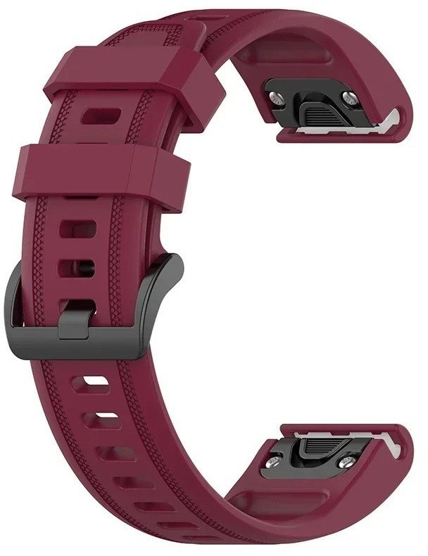 PASEK DO GARMIN FENIX 5S / 6S / 7S / 8 43 EASYFIT BORDOWY