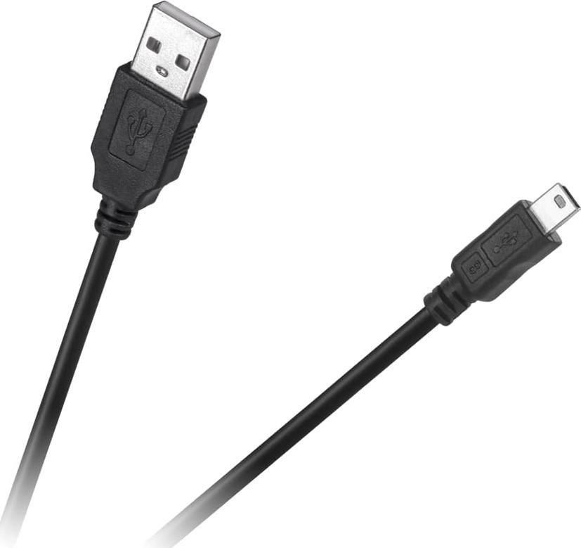 Kabel USB Cabletech USB-A - miniUSB 1.8 m Czarny (KPO4010-1.8)