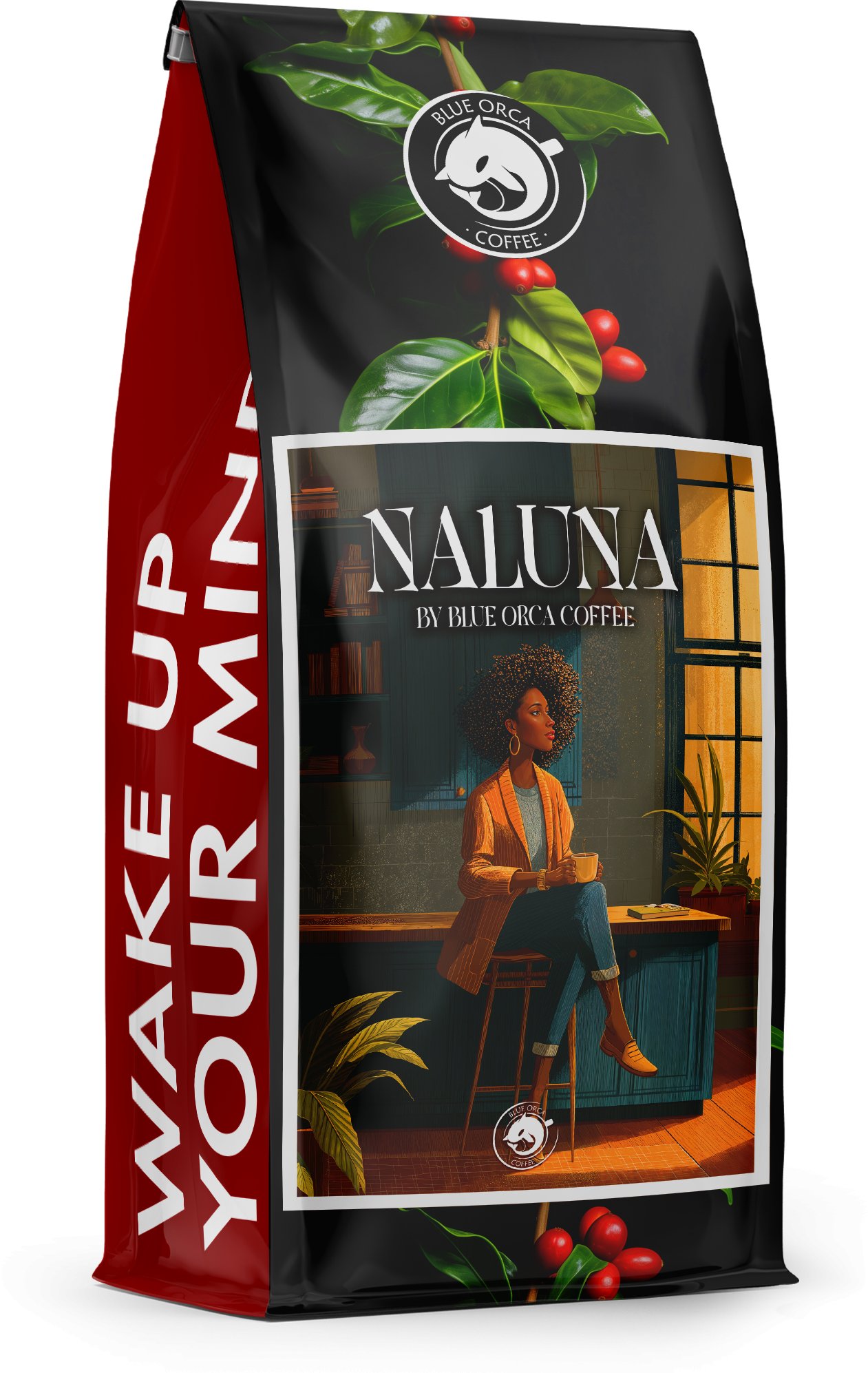 Kawa ziarnista 1kg Naluna Limited Edition 100% Arabica Blue Orca Coffee