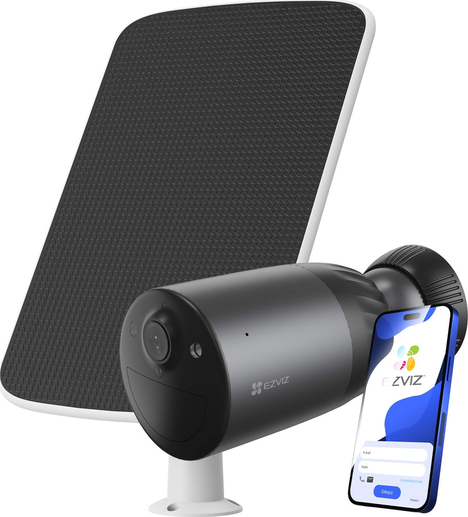 Kamera IP Ezviz Kamera z własnym zasilaniem i panelem słonecznym Wi-Fi 8 Mpx EZVIZ eLife BC1C 4K Pro