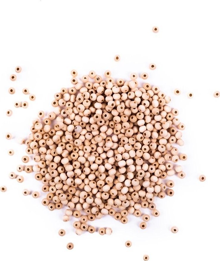 DP Craft Koraliki drewniane kulki 6mm
