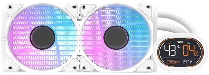 Chłodzenie wodne do procesora Darkflash DH240D (biały)