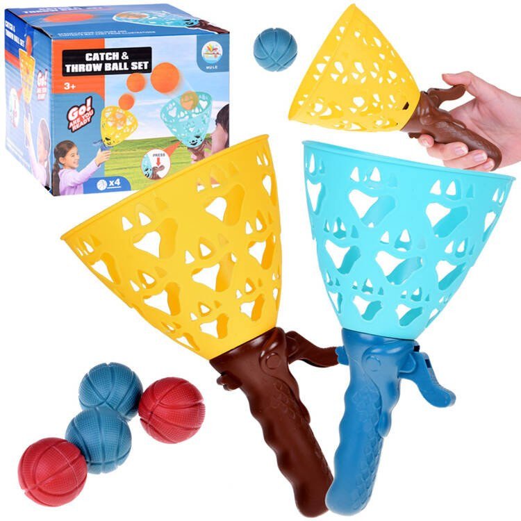 Zestaw sportowy - gra zręcznościowa Złap piłkę do koszyczka SP0770 EDUKAMP