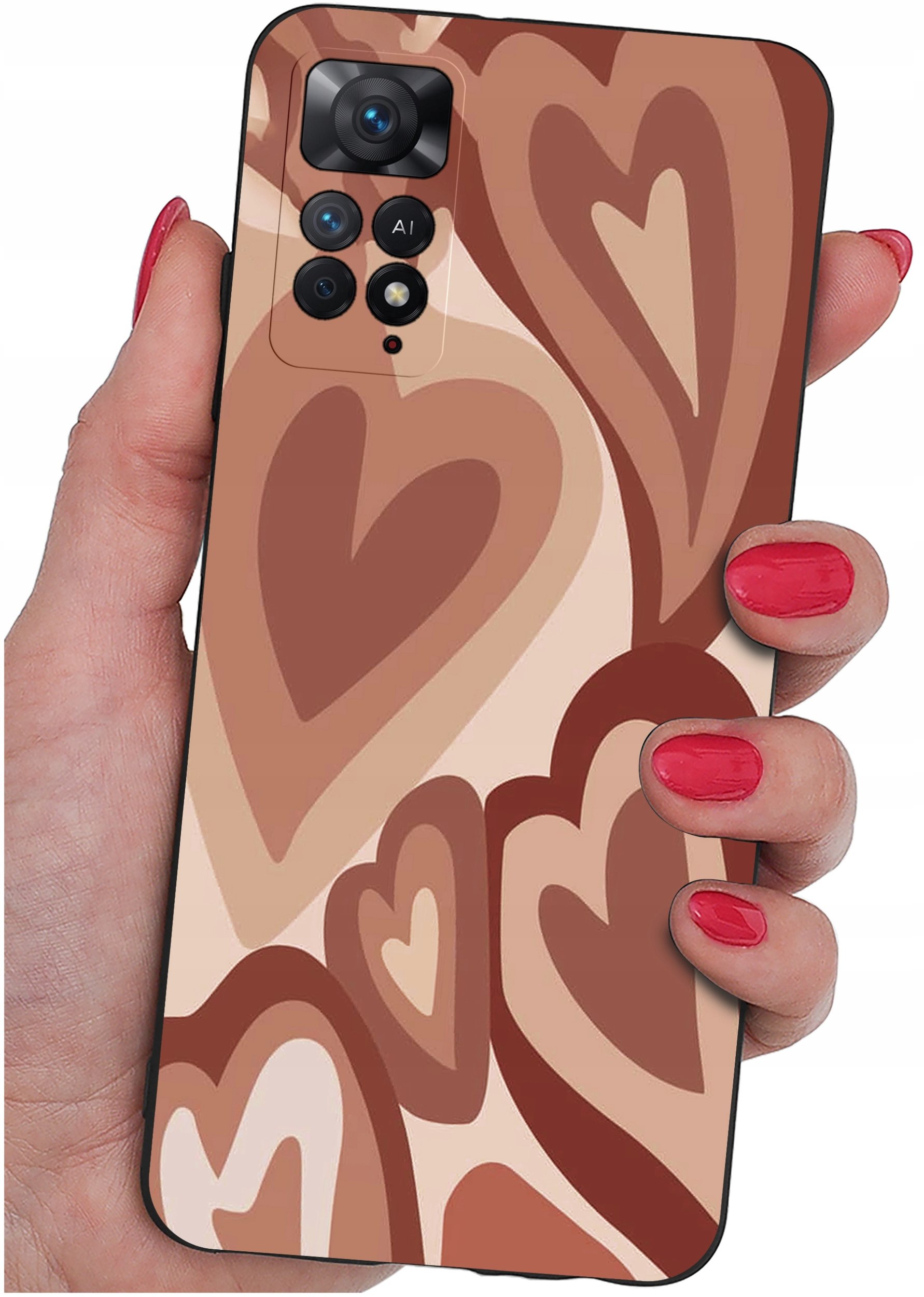 ETUI do Xiaomi Redmi Note 11 Pro | WZORY | SILIKONOWE MATT CASE + SZKŁO 9H