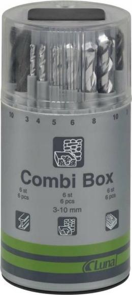 Wiertło UN ZESTAW WIERTEÅ COMBI BOX 3-10MM.