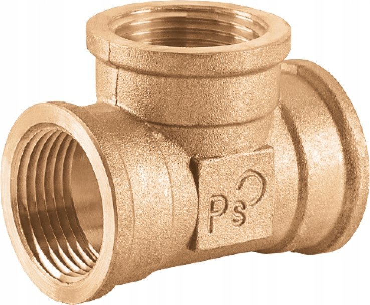 Perfexim Trójnik mosiądz WW 1/2" wzmocniony PHA-312 G1/2 WW PN16 [20/200]