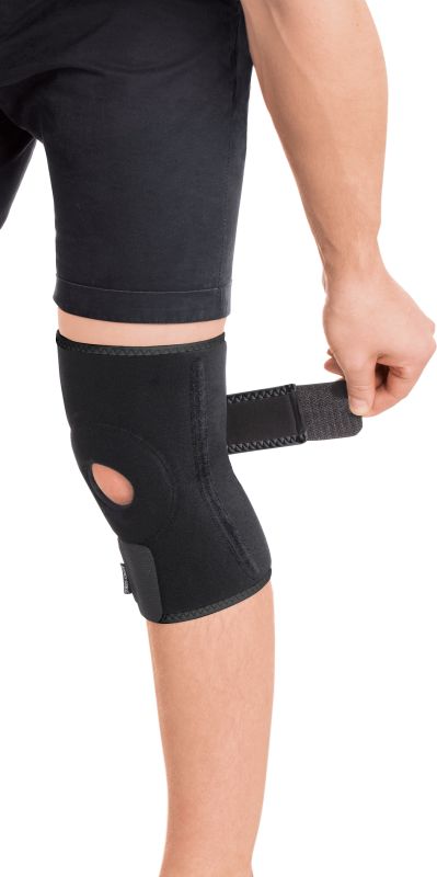 TOROS-GROUP Stabilizator stawu kolanowego neoprenowy z 4 wzmocnieniami r. 2