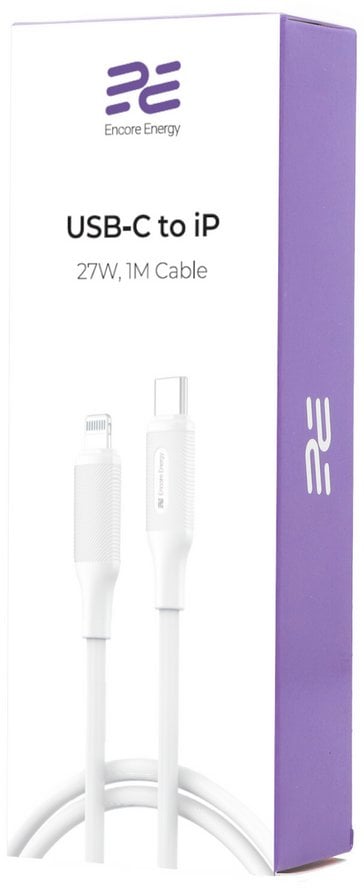 Kabel USB USB-C - Lightning 1 m Biały
