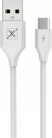 Kabel USB Maxximus USB-A - USB-C 1 m Biały