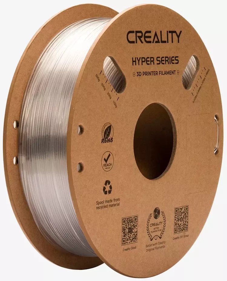 Creality Filament Hyper PETG, 1kg, 1.75mm, white (3301030040)