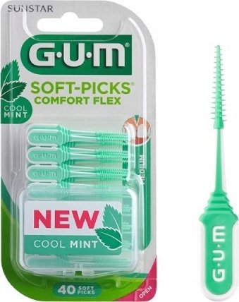 Sunstar GUM D.GUM CZYŚCIK SOFT PICK COMFORT FLEX