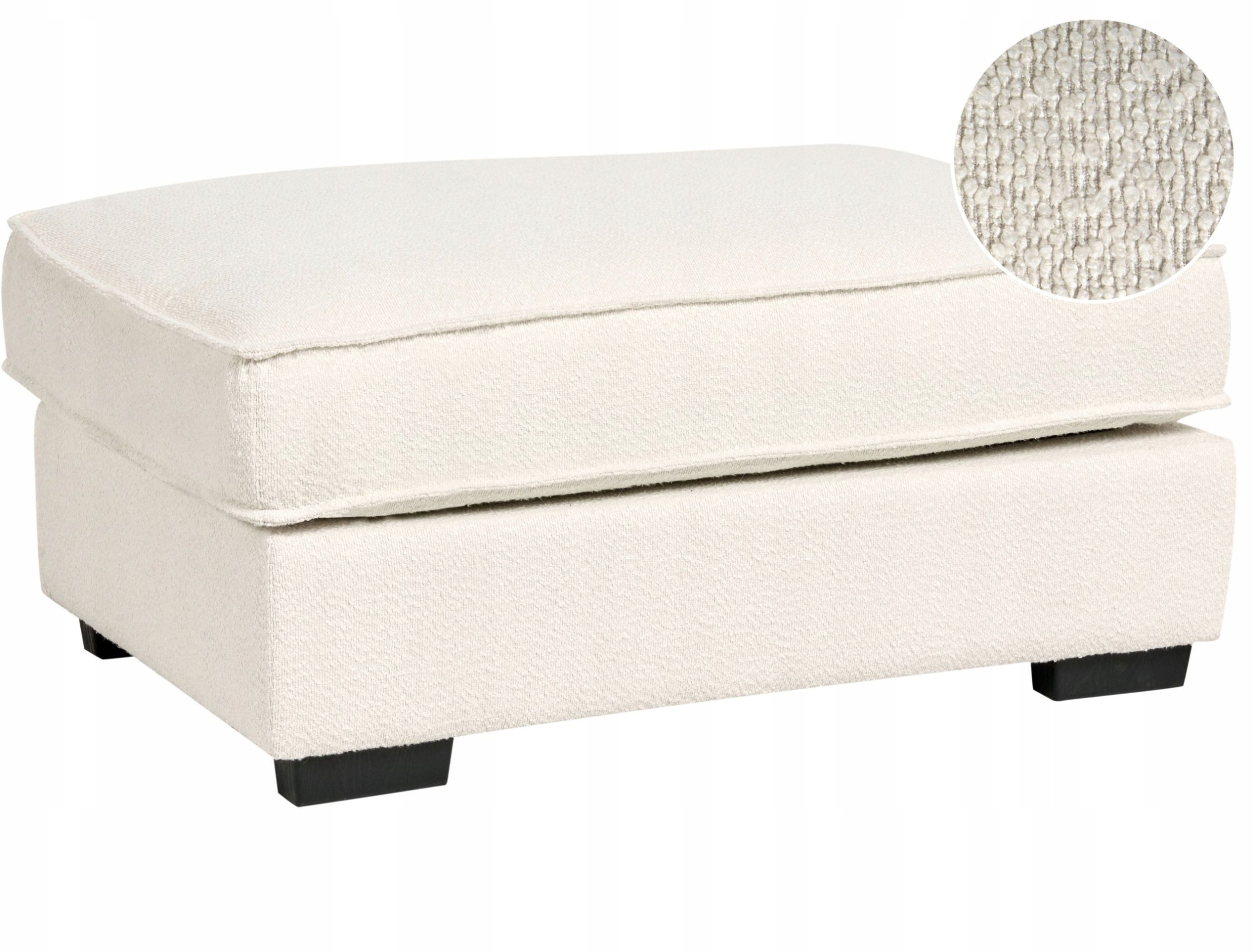 Otomana KOLDING Boucle Jasnobeżowy