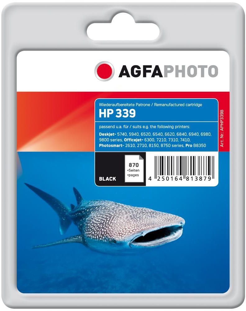Tusz AgfaPhoto Tusz APHP339B / C8767EE No.339 (Black)