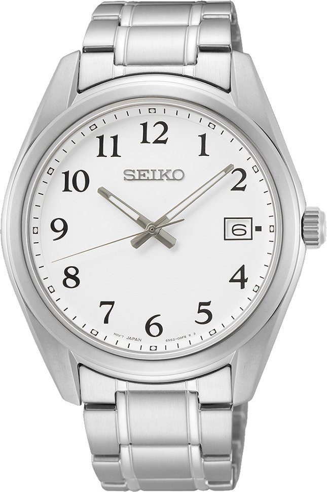 Zegarek Seiko Zegarek męski Seiko SUR459P1 srebrny