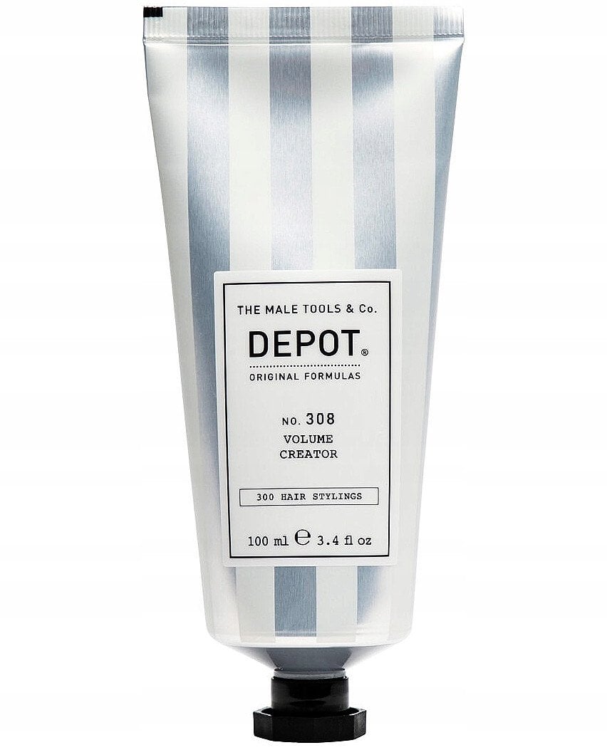 Depot, 300 Hair Stylings No. 308, UV Filter, Hair Styling Gel, For Volume, Medium Hold, 100 ml For Men