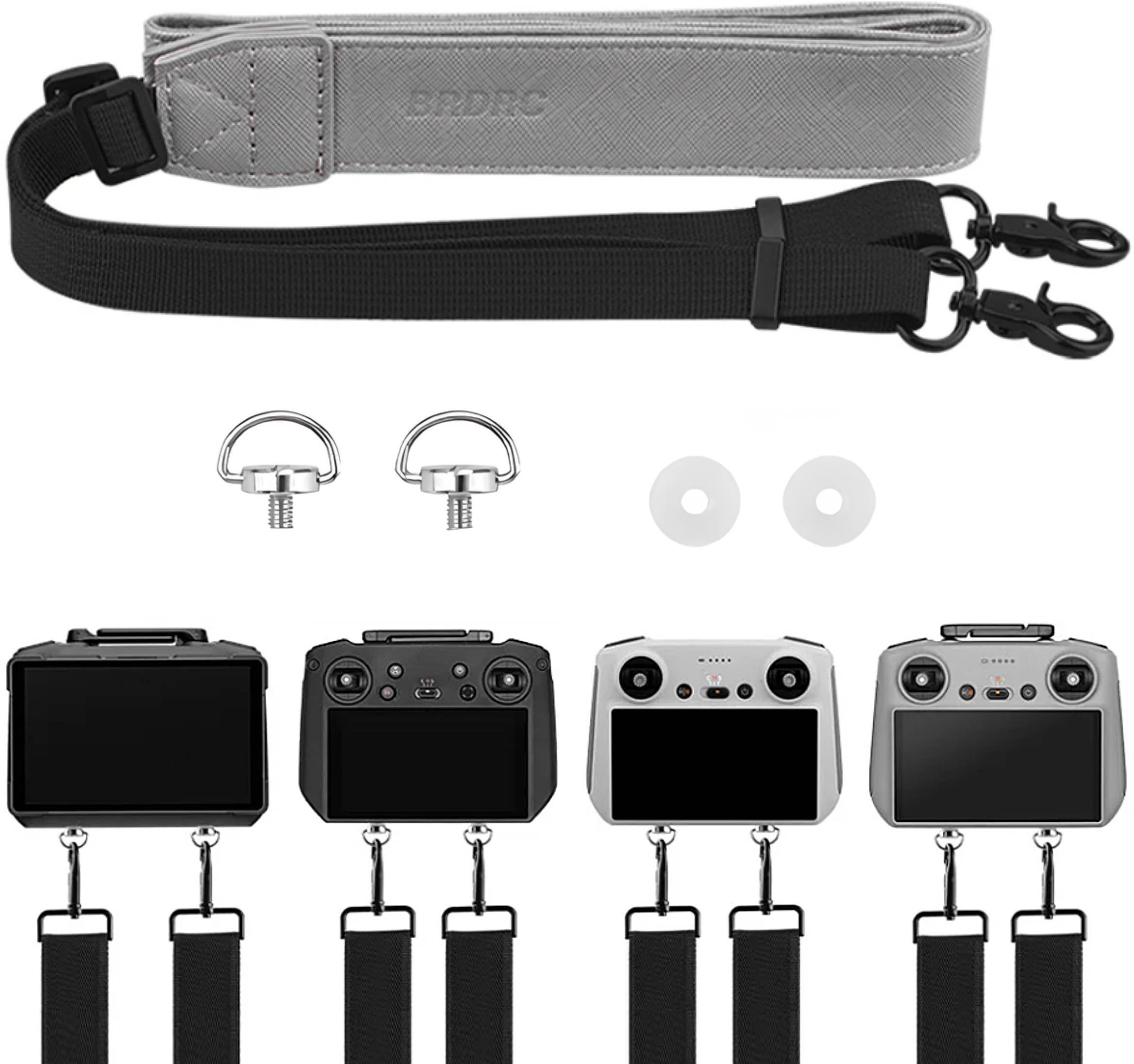 UNIWERSALNA REGULOWANA SMYCZ PASEK NA SZYJĘ DO KONTROLERA DJI RC / RC 2 / RC PRO / RC PRO 2 (SZARA)