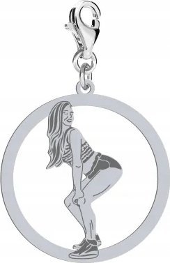 Radziszewska Jewellery Charms Twerk Twerking srebro