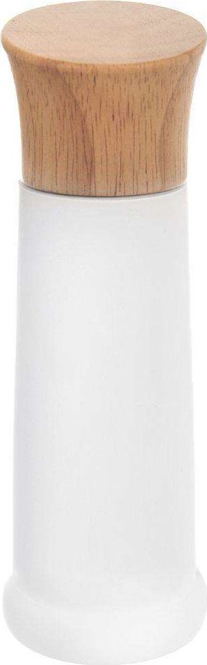 Młynek do przypraw Orion Młynek ręczny manualny do PRZYPRAW pieprzu soli drewniany BIAŁY 15 cm