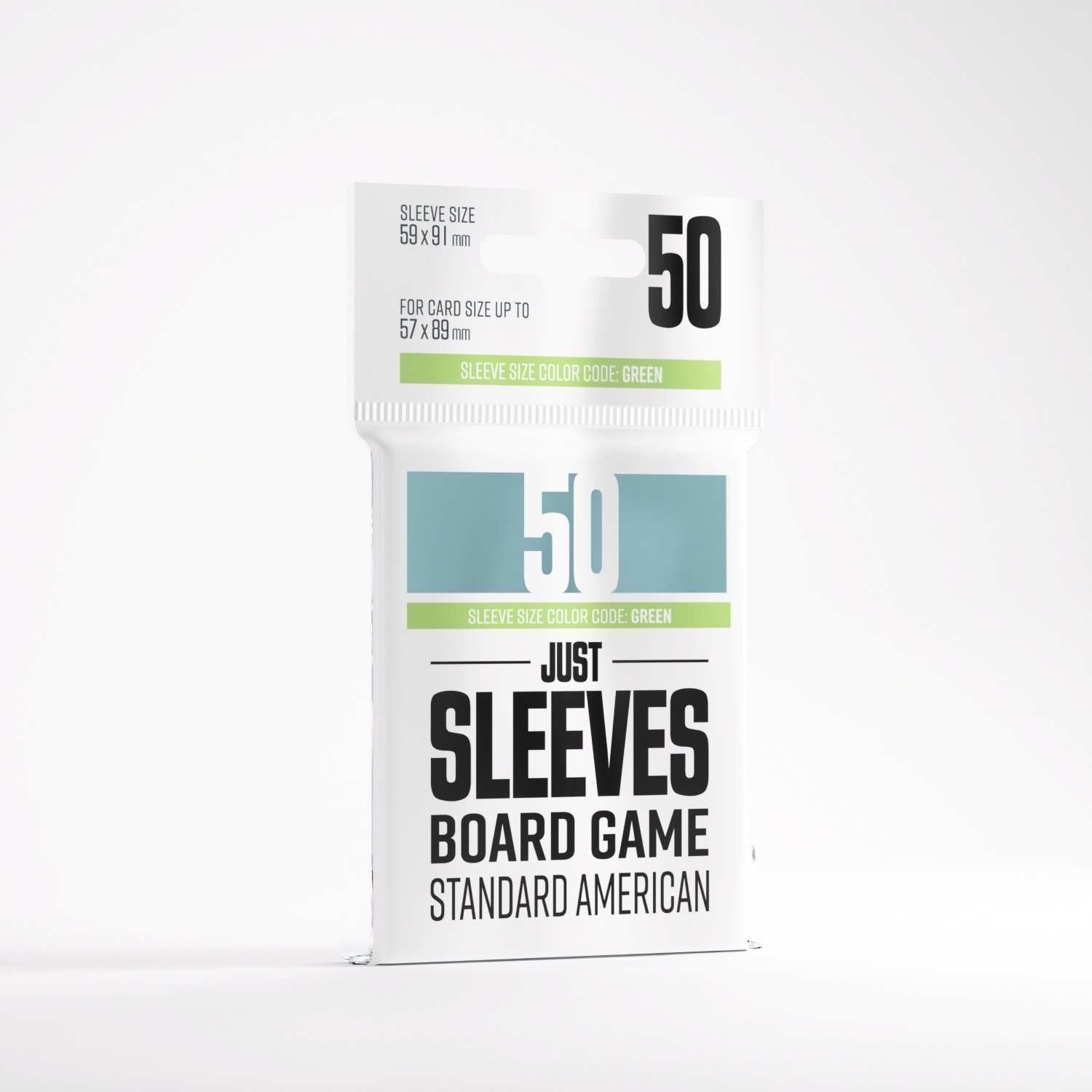 Gamegenic Just Sleeves - Board Game Sleeves (59 x 91 mm) 50 sztuk, Clear