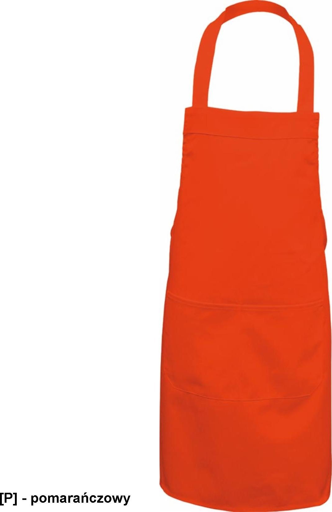 R.E.I.S. FPB-2K - Fartuch przedni: - pomarańczowy