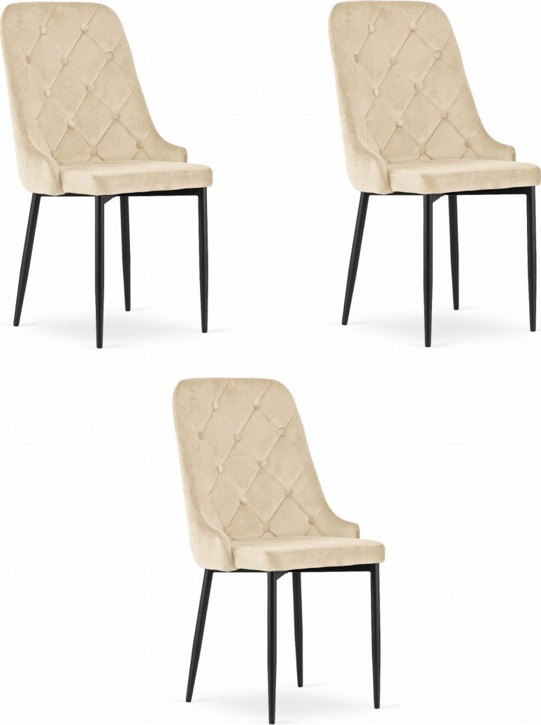 Krzesło CAPRI - beż x 3
