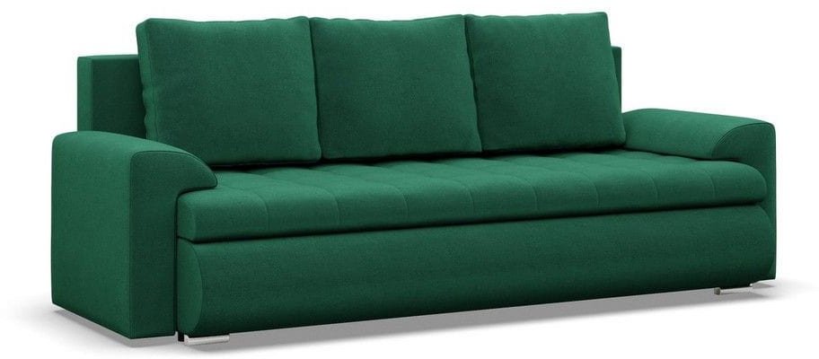 Kanapa rozkładana, Bosco, kronos, 222x96x92 cm, butelkowa zieleń | TYLETEGOTU