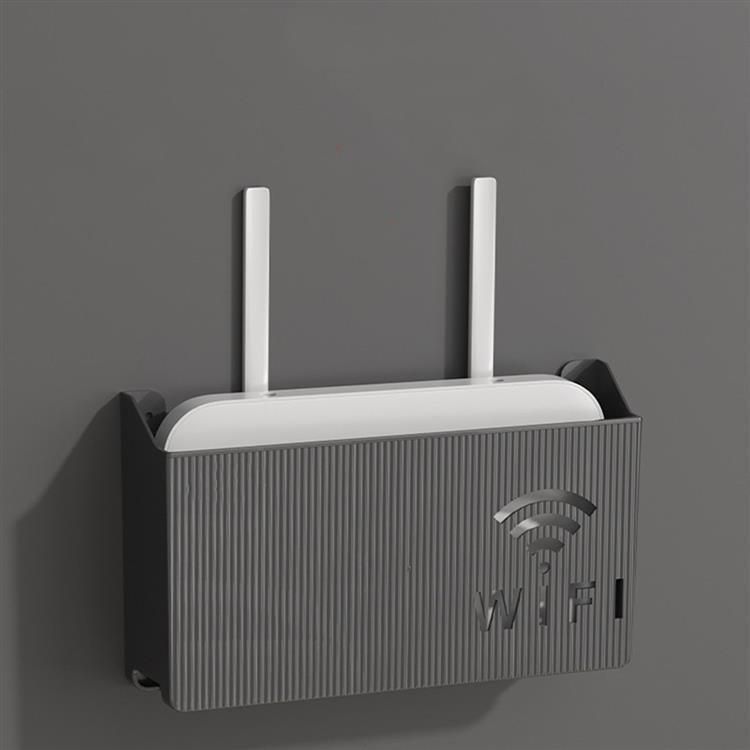 Aptel Naścienna PÓŁKA na Router Wi-Fi czarna AG986A