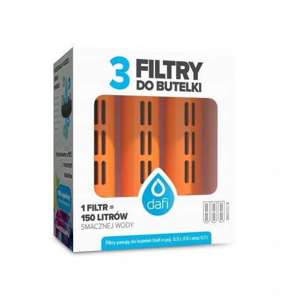 Wkład filtrujący Dafi Filtr do butelki 3szt. Cappuccino