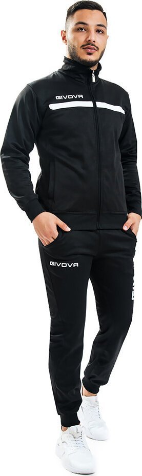 Dres Givova Tuta Givova One czarno-biały TT012 1003 2XL