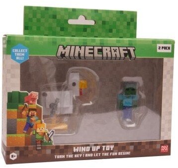 MINECRAFT S2 3D WIND-UP TOY - CHICKEN & JOCKEY