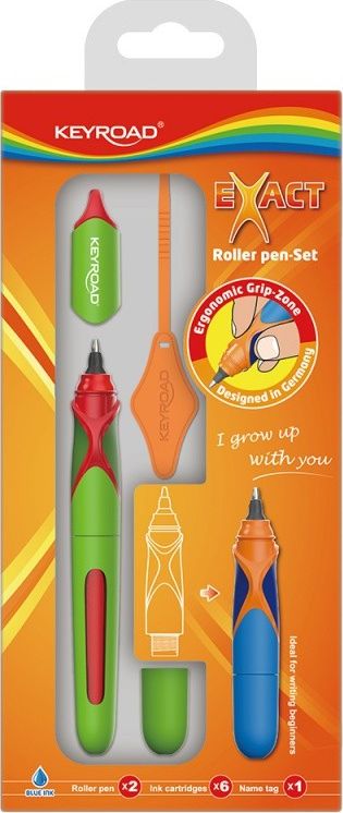 Keyroad Pióro kulkowe KEYROAD EXACT, 0,7mm, zawieszka, mix kolorów