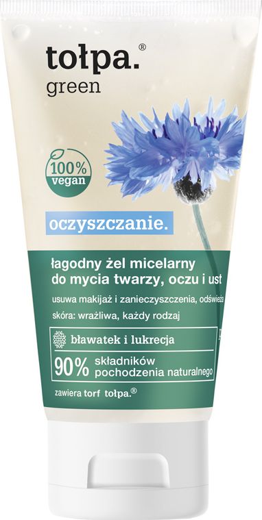 Tołpa Łagodny żel micelarny do mycia twarzy Oczyszczanie 150ml