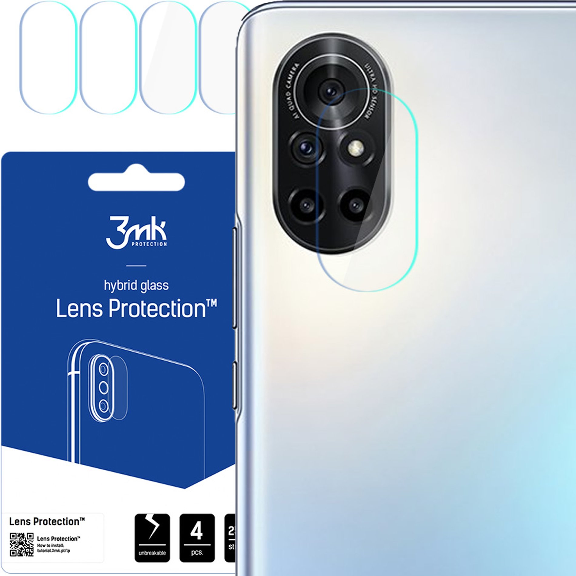 HONOR V40 LITE 5G - 3MK LENS PROTECTION