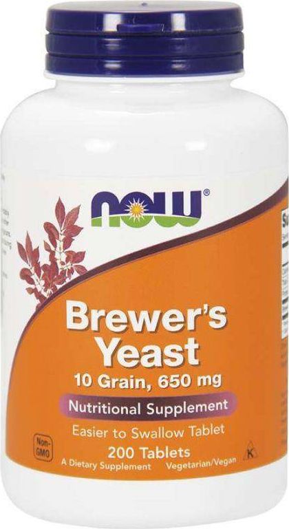 NOW Foods NOW Foods - Brewer's Yeast, 200 tabletek