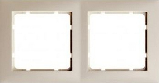 Hager Ramka podwójna BERKER kremowa - 5310128982