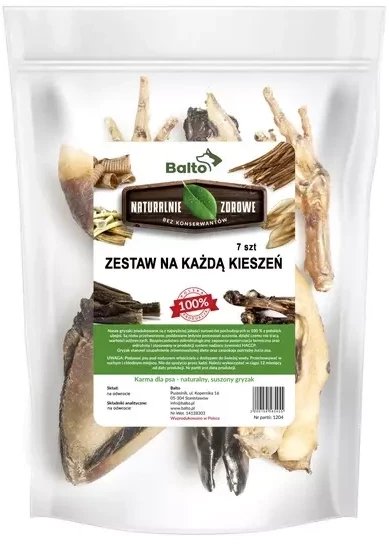 Balto Zestaw gryzaków na każdą kieszeń 7szt
