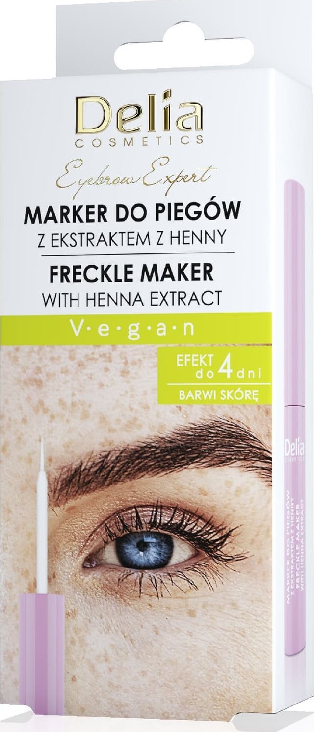 Delia DELIA Eyebrow Expert Marker do piegów z ekstraktem z henny 4 ml