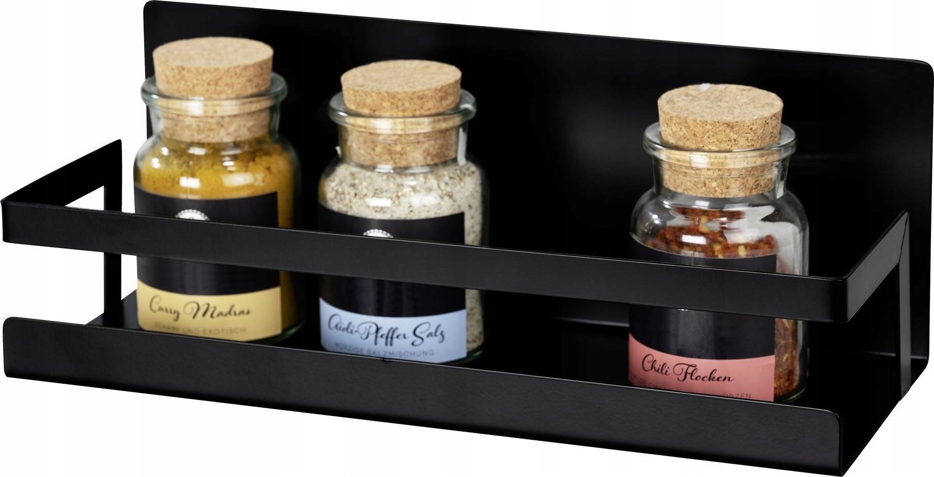 Wenko Półka magnetyczna IMA 30 x 12 cm czarna