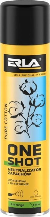 Osram ERLA ONE SHOT neutralizator zapachów BAWEŁNA 600ml
