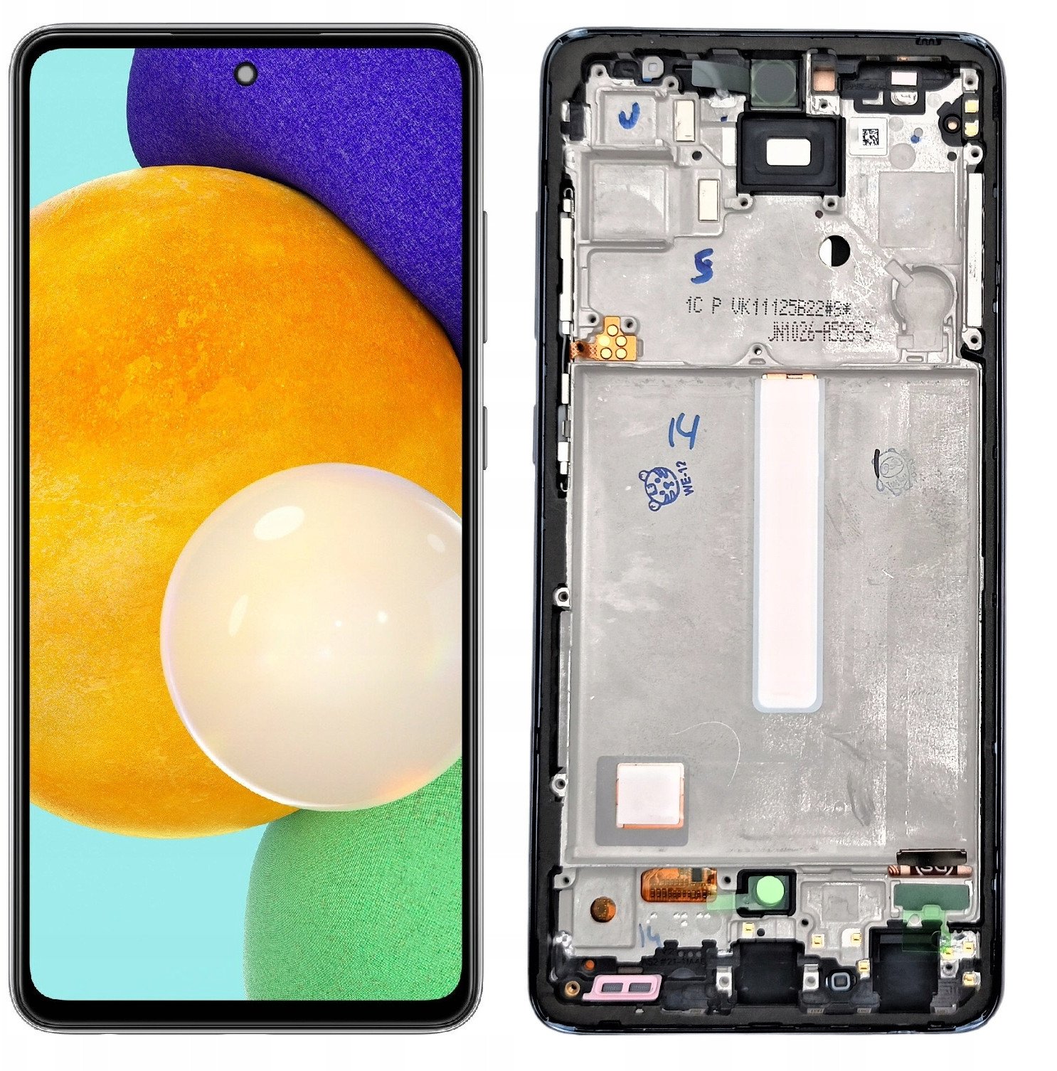 WYŚWIETLACZ EKRAN LCD DO SAMSUNG A52 5G INCELL RAMKA CZARNA