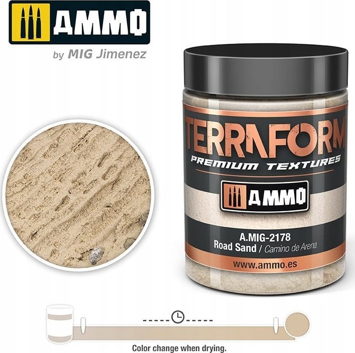Vallejo Ammo: Terraform Premium Textures - Road Sand
