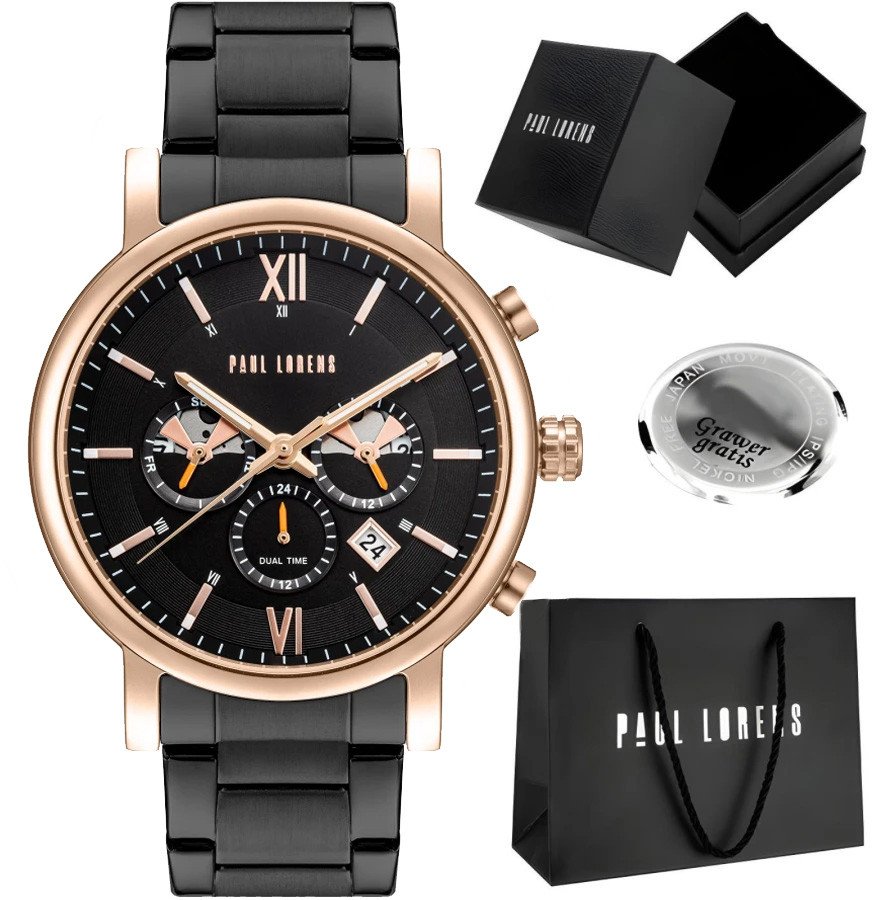 Zegarek męski Paul Lorens MODERO-1A4 Z GRAWEREM