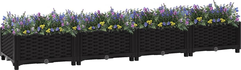 vidaXL Donica do podniesionej rabaty, 160x40x23 cm, polipropylen