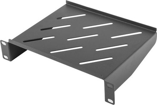 Lanberg Półka do szaf 10' 310mm Czarna (AK-1012-B)