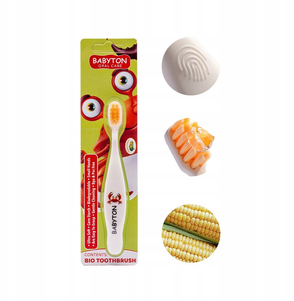 Babyton, Bio Szczoteczka do zębów, Krab, 12m+