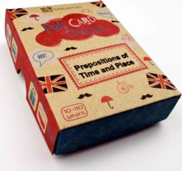 Creativo Fun Card English Prepositions of Time and Place