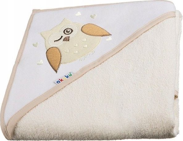 Akuku AKUKU Okrycie Kąpielowe 80x80cm ECRU