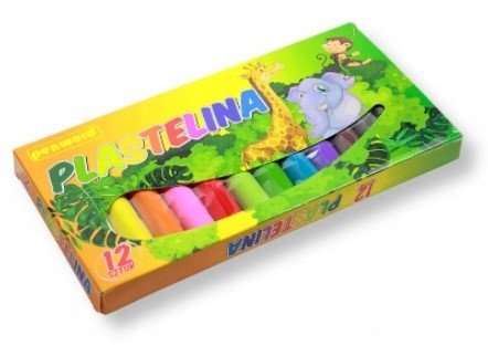 Plastelina 12 kolorów