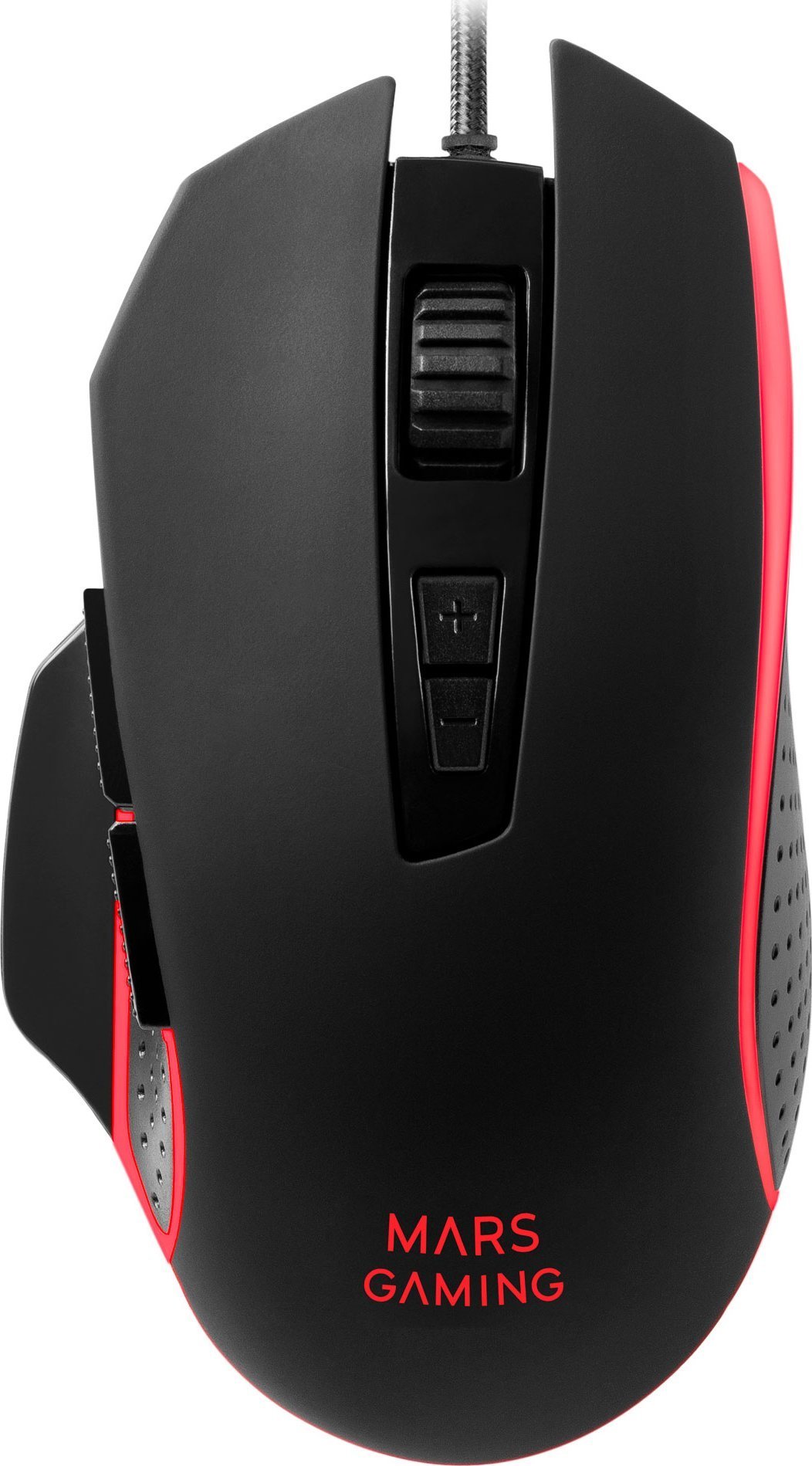 Mars Gaming MM018 Gaming Mouse with Additional Buttons / RGB / 4800 DPI / USB / Black